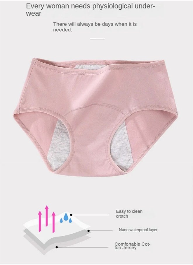 Generic Period Underwear Heavy Flow Women 30ML Absorbent Leak Proof Panty Postpartum Pants Menstrual Panties Briefs(Pink)  - Image 5