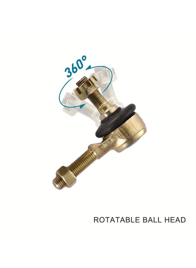 Premium 10mm Left Right Tie Rod Ball Joint Kit Durable Easy Install ATV Dirt Go Kart Moped - Image 4