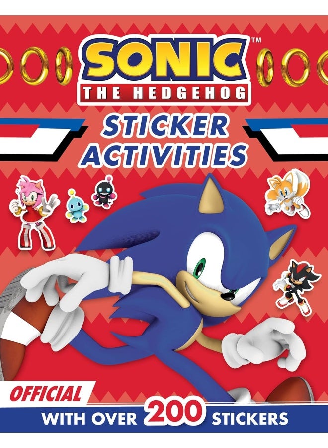 Sonic the Hedgehog Sticker Activities Book: Sticker-Filled Puzzles and Activities Perfect For All Sonic Fans. It Includes 6 Pages of Stickers.