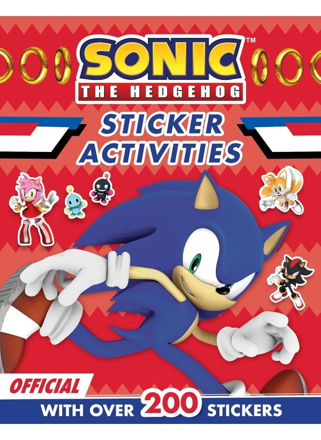 HarperCollins Publishers Sonic the Hedgehog Sticker Activities Book: Sticker-Filled Puzzles and Activities Perfect For All Sonic Fans. It Includes 6 Pages of Stickers.  - Image 1
