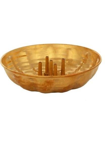 Pass Pass pass pass Golden Agarbatti Stand with Incense Holder 5 Stick  - Image 2