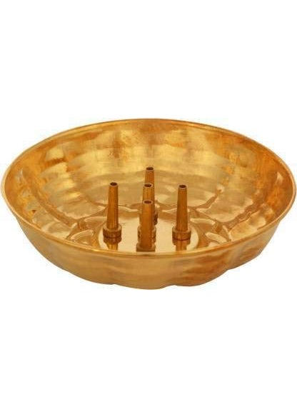 Pass Pass pass pass Golden Agarbatti Stand with Incense Holder 5 Stick  - Image 4
