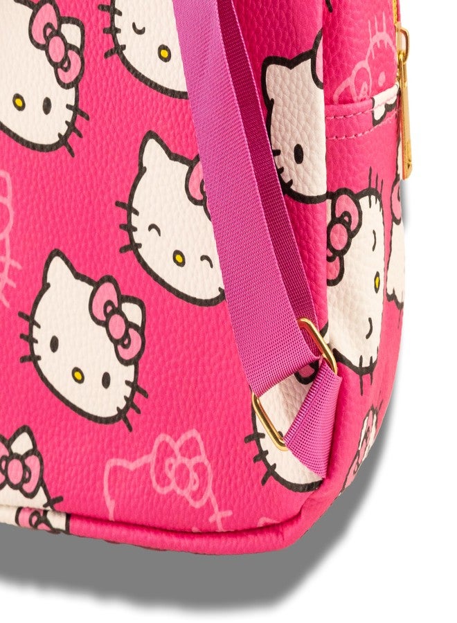 Fast Forward Sanrio Hello Kitty Mini Backpack for Girls | PU Leather Daypack Backpack Featuring Hello Kitty | Small Travel Bag, Lightweight Backpack | Ages 3+ - Image 5