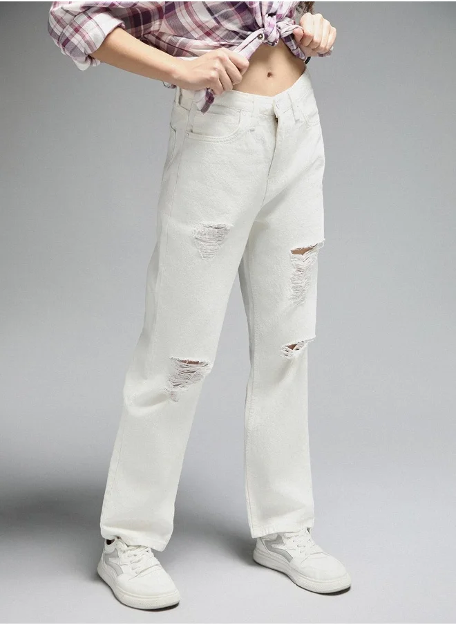 هاي ستار women White Jeans