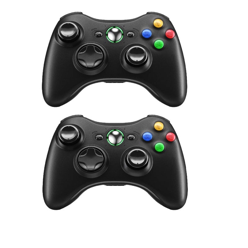 Prodico Xbox 360 Wireless Controller 2 Pack, 2.4G Wireless Controller for Xbox 360 & Slim PC Windows 7 - Image 1