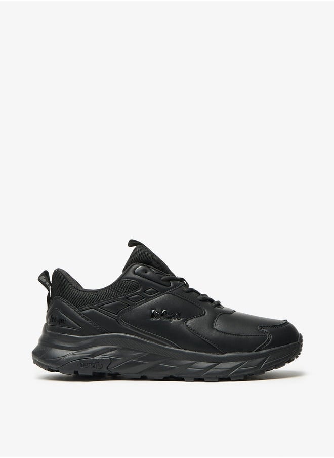 Lee Cooper - حذاء رياضي رجالي أحادي اللون برباط عند الكاحل - Image 1