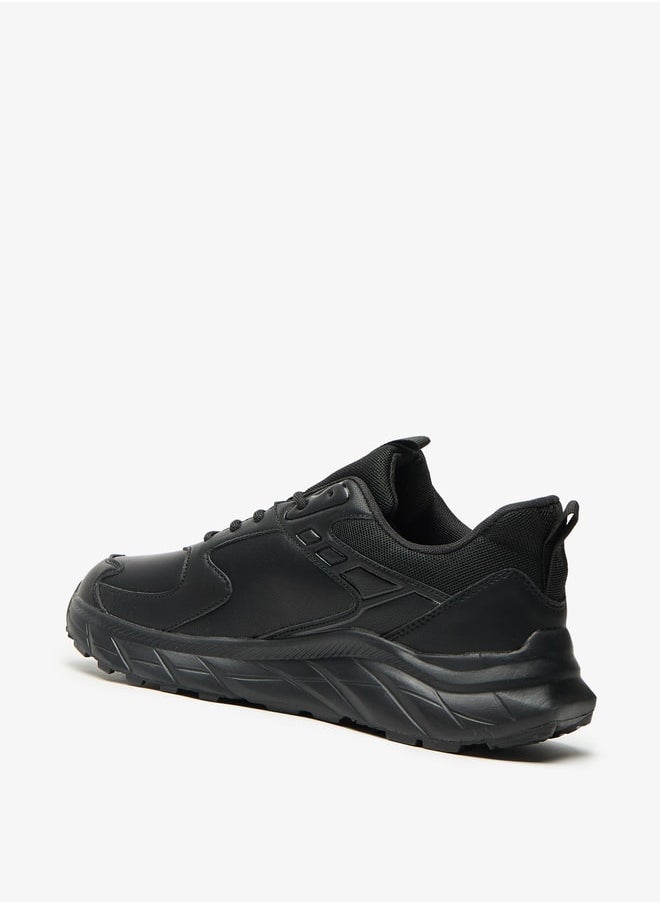 Lee Cooper - حذاء رياضي رجالي أحادي اللون برباط عند الكاحل - Image 1