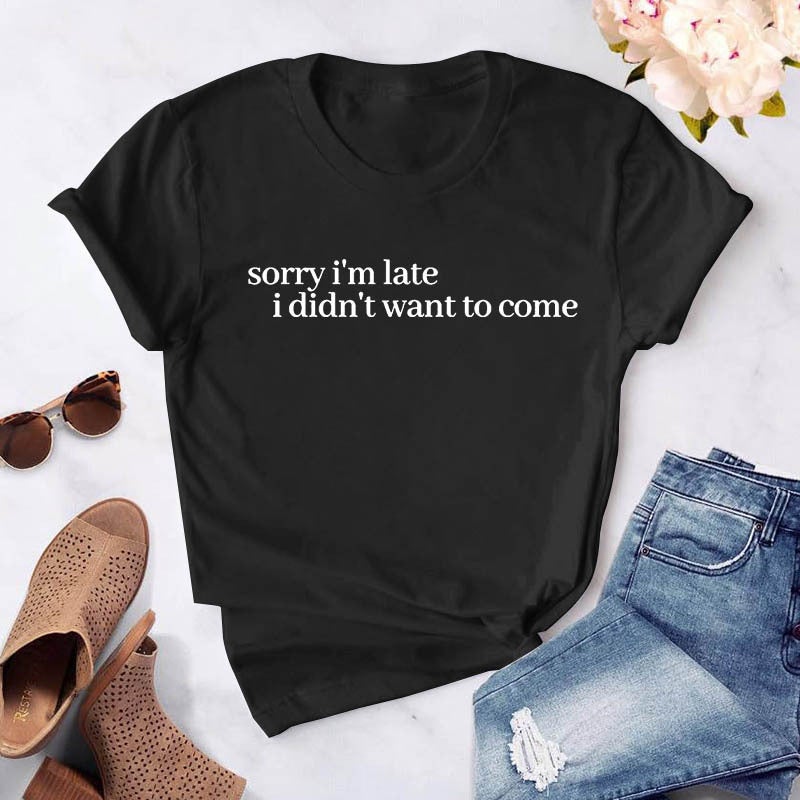 2024 T-Shirt Independent Station Women'S Short-Sleeved Wish Spot Temu - Image 1