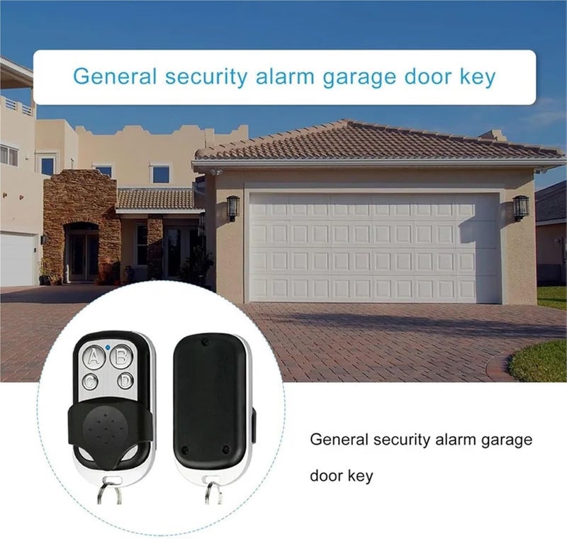 Garage Door Remote, 1-8pcs Universal 4-Button Garage Door Remote Control 433MHz Clone Fixed Learning Rolling Code Duplicator(4pcs) - Image 4