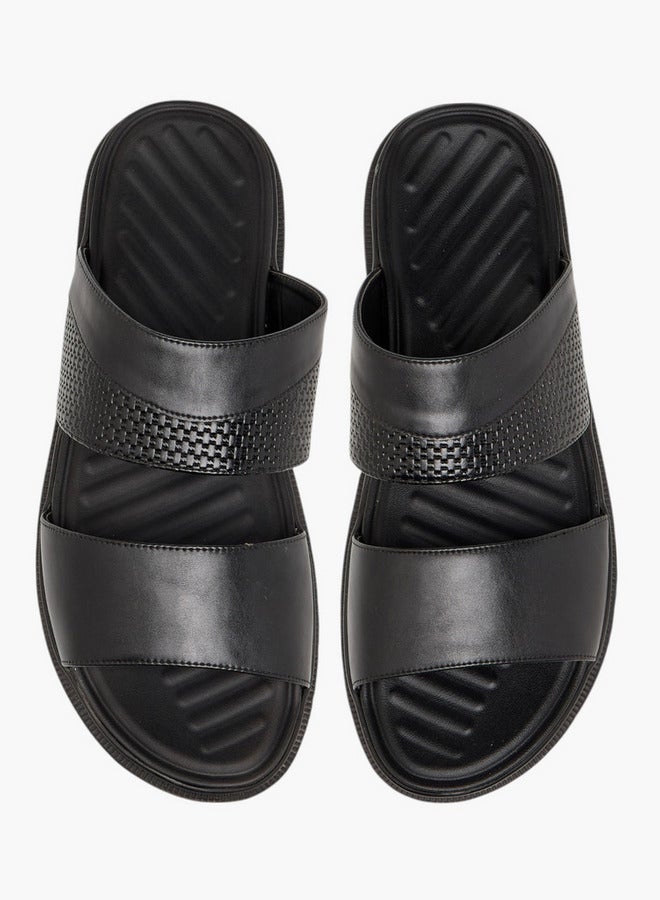 LBL by Shoexpress Textured Slip-On Comfort Sandals  - Image 1