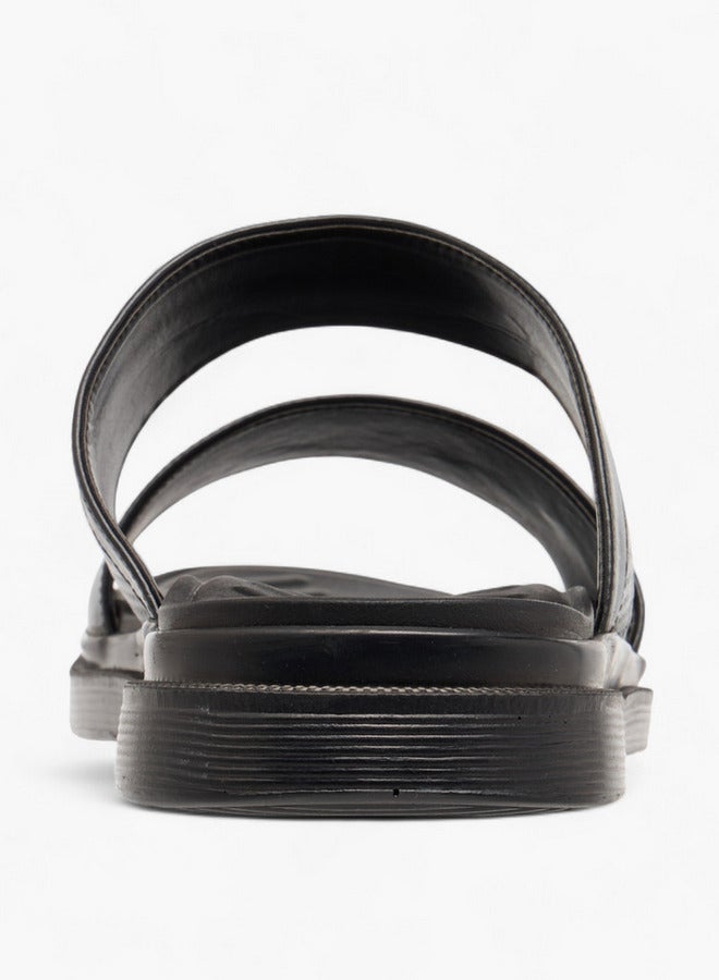 LBL by Shoexpress Textured Slip-On Comfort Sandals  - Image 5