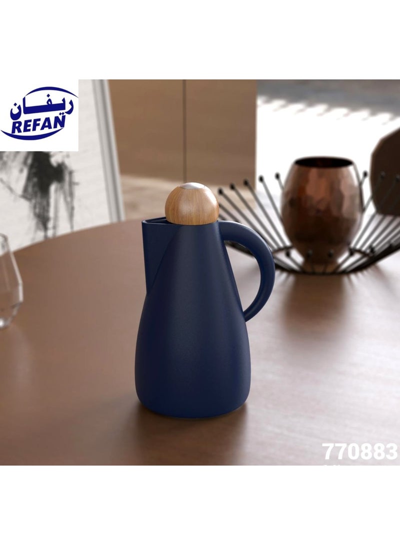 REFAN A thermos for Tea and Coffee from Refan, with an Elegant and Modern Design, 1 liter