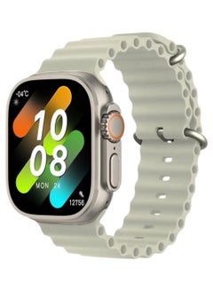 Generic X9 ULTRA 2 Smart Watch SUPER AMOLED Screen Ai ChatGPT NFC Bluetooth Wireless Charging (OffWhite) 