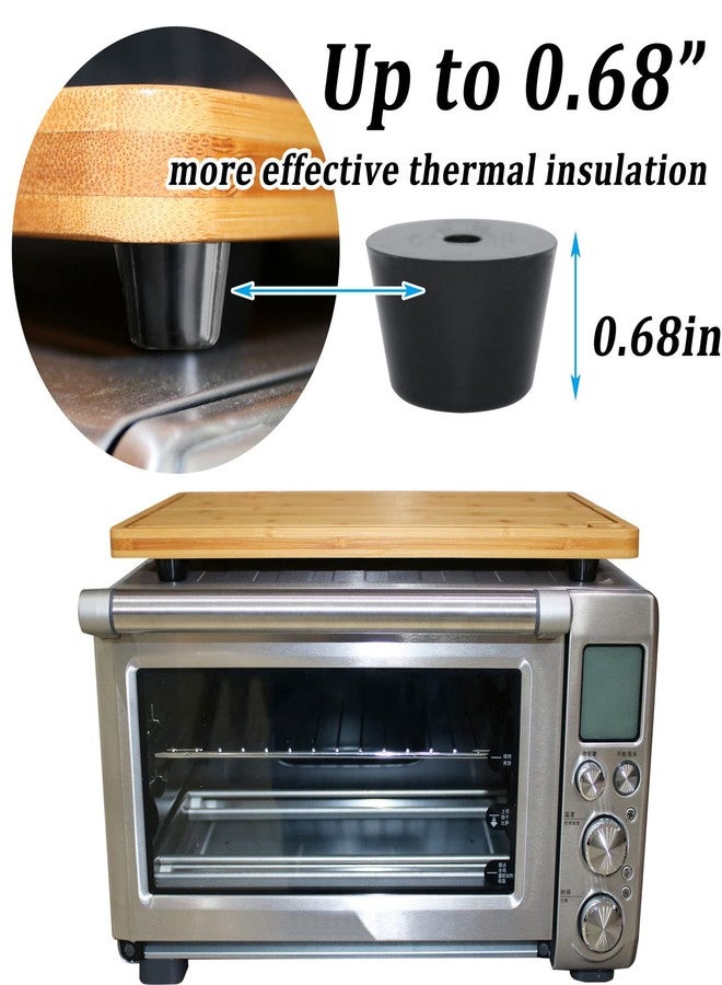 Anfu ألواح تقطيع ANFU لأجهزة Breville BOV800XL/845BSS/860BSS، لوح تقطيع اللحم لفرن التوست الذكي Pro Air Fryer، يزيد من مساحة التخزين ويحمي الخزائن (17.6 × 10.9 × 1.38 بوصة) - Image 2