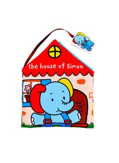 Generic LakaRose Baby Early Education Three-dimensional Quiet Cloth Book Baby Montessori Cloth Book Toy Montessori Teaching Aids-Color:L021C Montessori Cloth  Little Elephant's Home  - Image 5