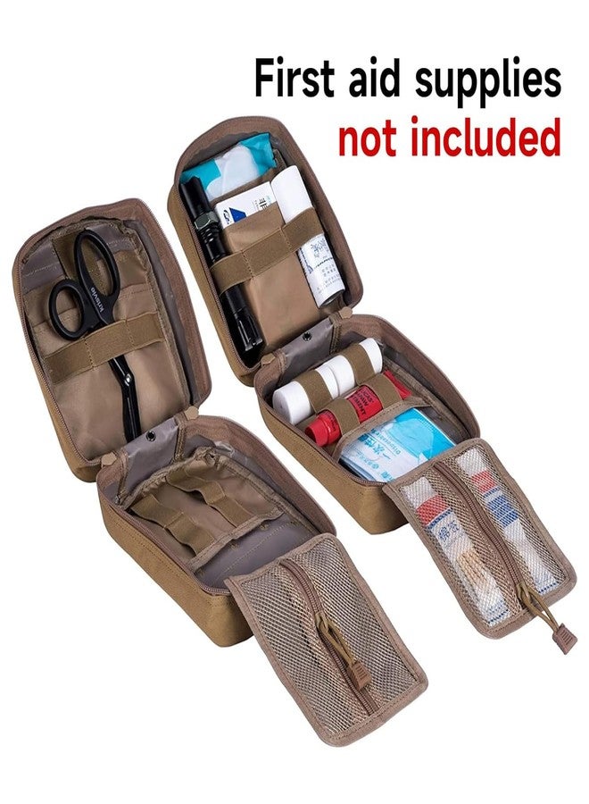 HMV MALL Medical Molle Pouch Tactical Nylon First Aid Pouch Big Capacity EMT Pouch Utility Pouch Heavy Duty Military Grade Rip-Away IFAK Pouch for Home and Outdoor (Green) - Image 3