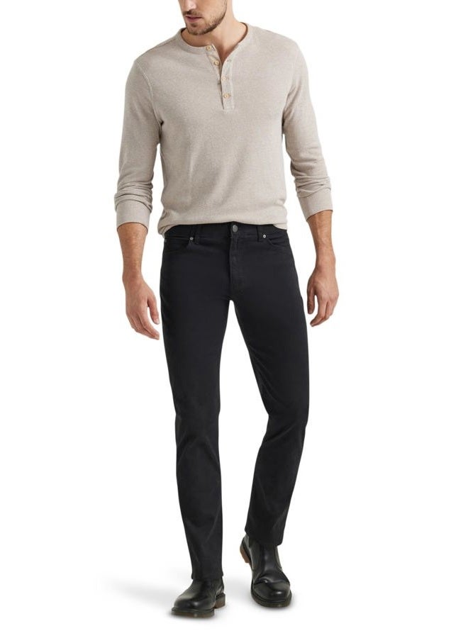 LEE Men's Extreme Motion Straight Fit Tapered Leg Jean, Black, 36W / 36L - Image 2
