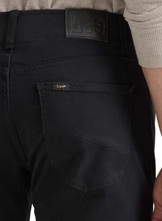 LEE Men's Extreme Motion Straight Fit Tapered Leg Jean, Black, 36W / 36L - Image 4
