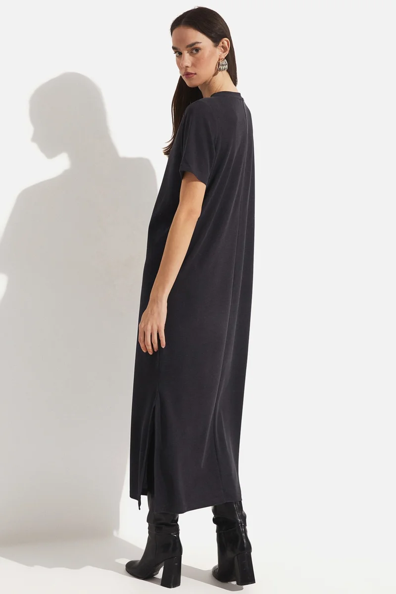 JUNE Belted Knit Dress