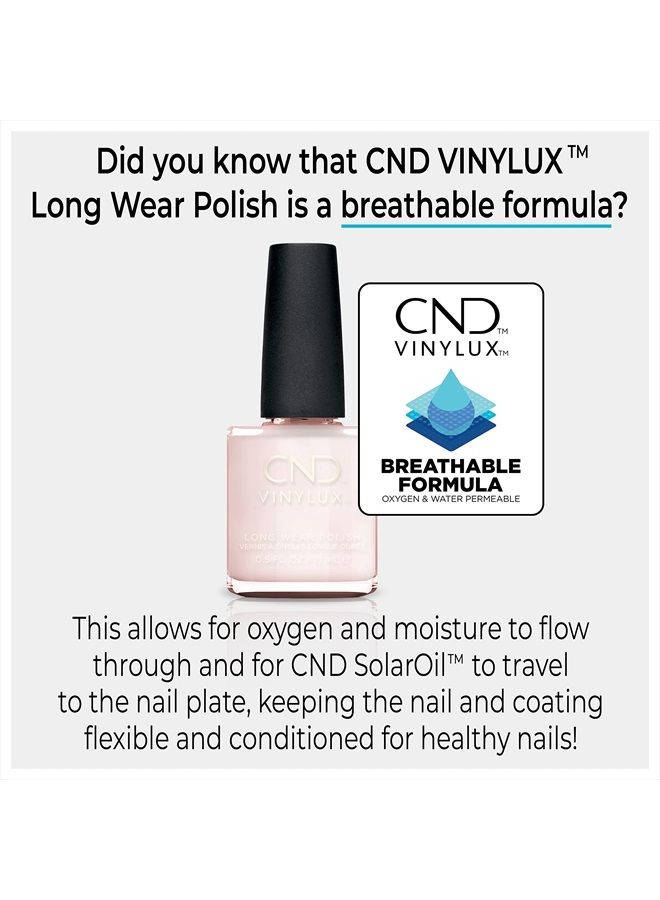 CND Vinylux Longwear Blue Nail Polish, Gel-like Shine & Chip Resistant Color, 0.5 Fl Oz - Image 2