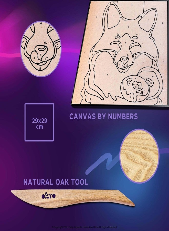 Okto Clay by Numbers Kit, Fox - Image 3