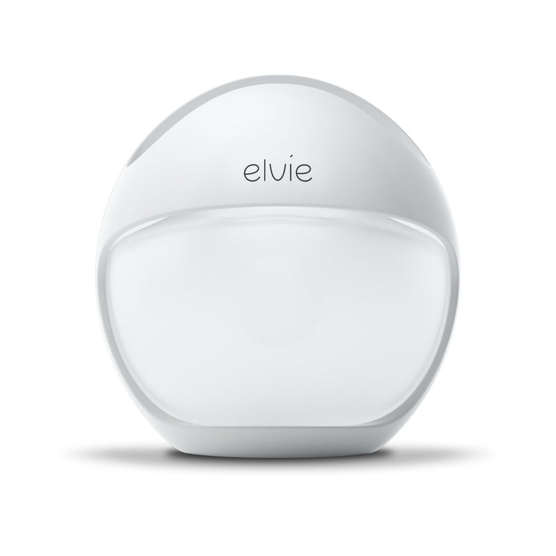 Elvie Curve Manual Wearable Breast Pump | Hands-Free, Kick-Proof, Portable Silicone Pump That Can Be Worn in-Bra for Gentle, Natural Milk Expression | Breast Feeding Essentials - Image 1