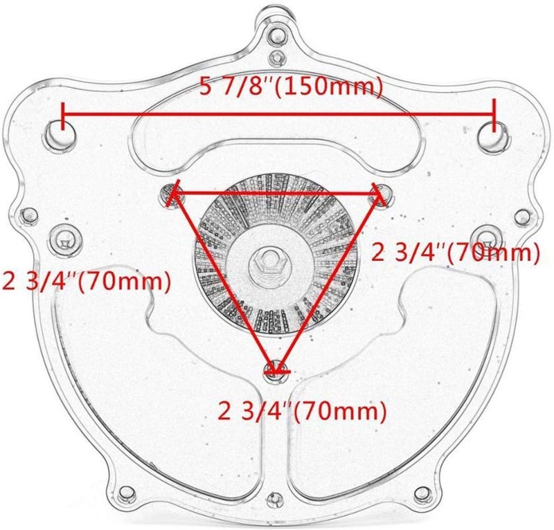 Wivplex Aluminum Air Filter Cleaner Kit for Harley Motorcycles - Image 2