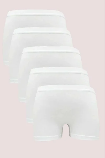 Tezzgelsin Women's 5-Piece Cotton Boxer Panties Women's Boxer