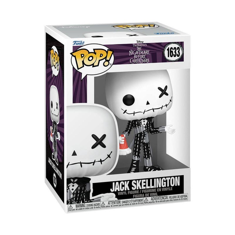 Funko POP! Disney Tim Burton’s The Nightmare Before Christmas Jack Skellington (Patchwork) Vinyl Figure (10.2 cm) - Image 1