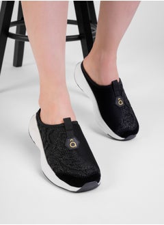 flâneur Flaneur Sneaker Mules for Women - Sabot Casual Ladies Shoes, Stylish Footwear for Women, 100% Natural Leather, Platform Lightweight & Breathable Slip On Slides, Non-Slip Extra Wide Comfortable Shoes  - Image 2