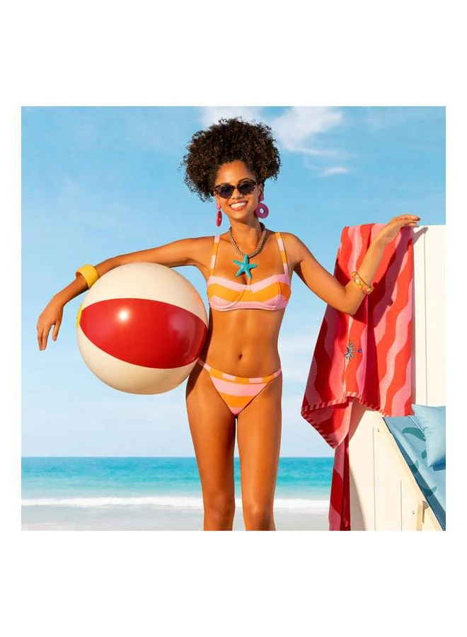 Zsa Zsa Zsu  Prinkipo Bikini Bottom 23x21 cm Pink - Orange. for Women | Best Price UAE