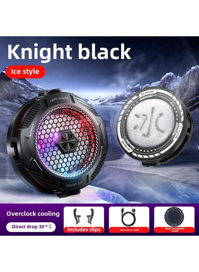 2025 Icing Radiator Can Turn Off The Lights Mute Thin Semiconductor Cooling Electric Competition Live Artifact Advantage Rush-Color:Al17 【icing + Second Gear Adjustment Back Clip】 - Image 1