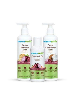 Anti Hair Fall Spa Range: Onion Shampoo 250 Ml + Onion Conditioner 250 Ml + Onion Hair Oil 150 Ml - pzsku/Z4BB01E10C0DFA501659AZ/45/_/1664365582/7cac7138-f568-48e5-8f4a-97a22a6cf02c