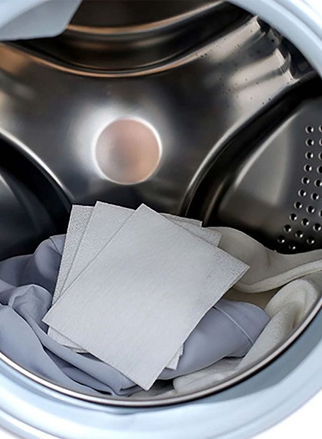 Generic 15 Pieces of colored laundry sheets for washing absorbing and picking up color Anti-dyeing Preserves the original colors of the clothes and prevents color mixing Distinctive laundry accessories  - Image 5