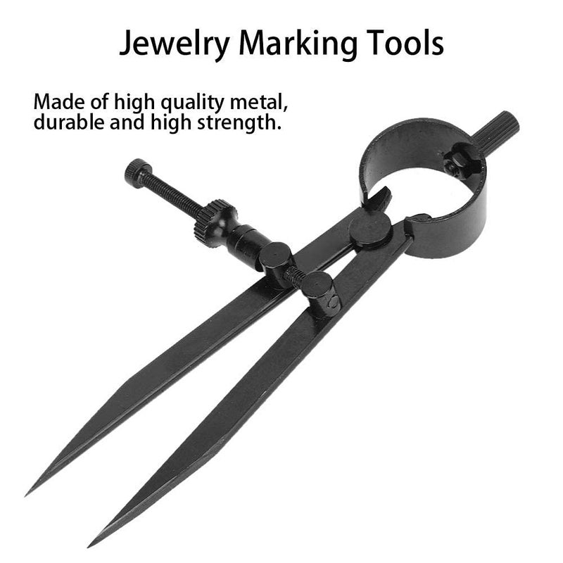 woobles Professional Fine Point Divider, Jewelry Marking Tool Square Tapered Legs Engraving Tools Jewelry Repair Artist Proportional Scale Divider Drawing Tool(S)-S - Image 2