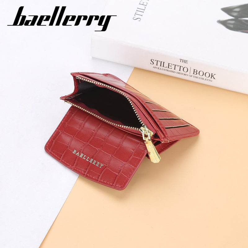 BAELLERRY New Coin Purse Women''s Korean-style Crocodile Pattern Multi-function Coin Bag Fashionable Small Zipper Card Bag - Image 4