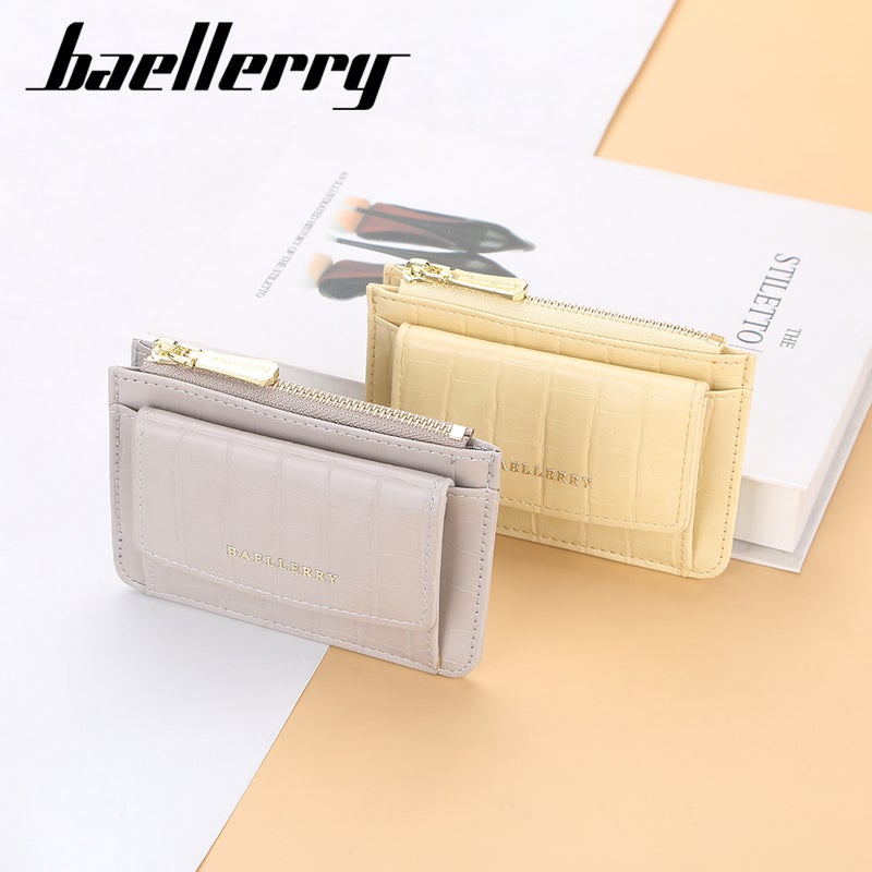 BAELLERRY New Coin Purse Women''s Korean-style Crocodile Pattern Multi-function Coin Bag Fashionable Small Zipper Card Bag - Image 5