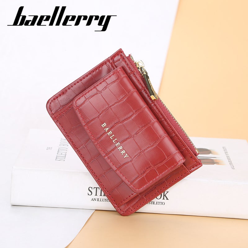 BAELLERRY New Coin Purse Women''s Korean-style Crocodile Pattern Multi-function Coin Bag Fashionable Small Zipper Card Bag - Image 3