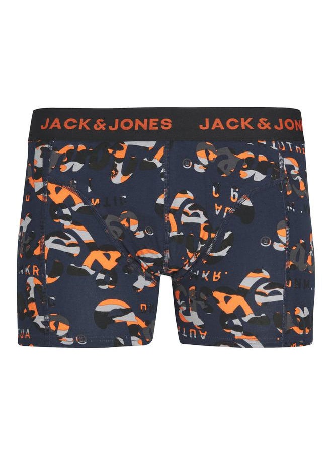 JACK & JONES - Pack of 3 - Printed & Plain Trunks - Image 1