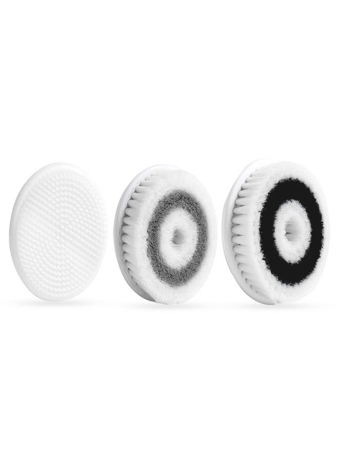 Vanity Planet Raedia & Ultimate Skin Spa Combo 3 Brushes - Designed for Raedia, Glowspin, & Ultimate Skin Spa System to Ensure Effective Cleansing and Exfoliating - Image 1