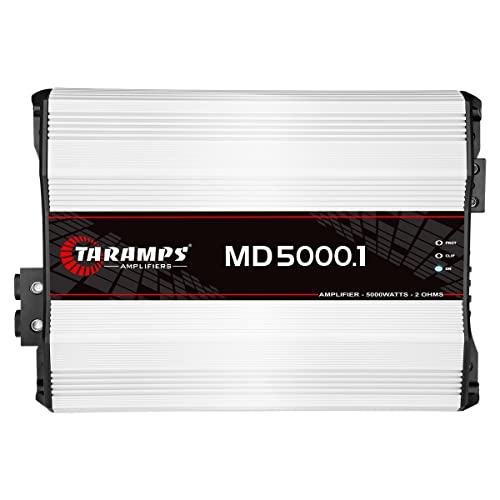Taramp's Taramps MD 5000.1 Amplifier 2 Ohms 5000 Watts RMS 1 Channel Full Range, Car Audio Monoblock, LED Monitor Indicator Class D, Great for Subwoofer, MD 5k - Image 1