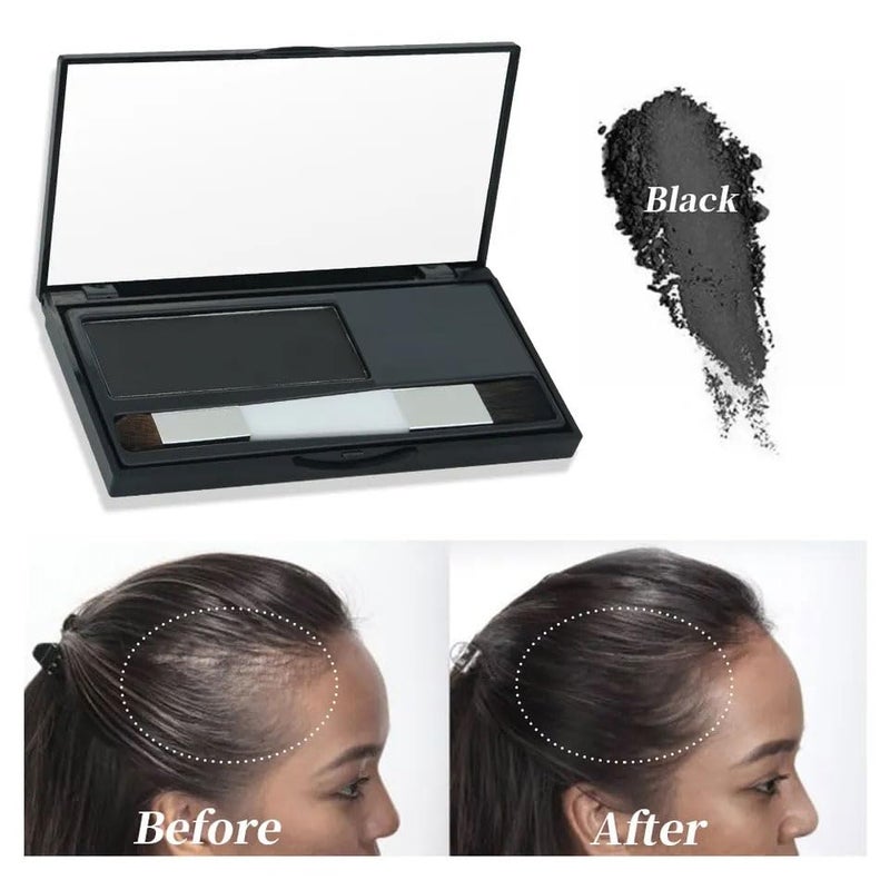 BUNEE Root Touch Up 6g Black Instantly Cover Grey Hairs Waterproof Sweatproof Root Cover Up for Women Men touch up highlights Conceals Hair Loss Thin Hair Shadow Powder - Image 2