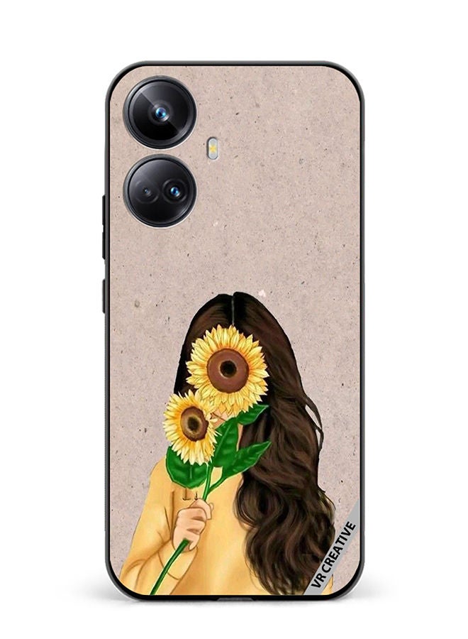 VR CREATIVE Protective Case Cover For Realme 10 Pro Plus Sunflower2 Design Multicolour - Image 1