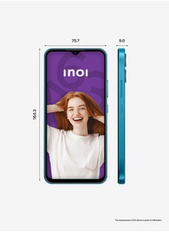 INOI A63, 4G LTE, Octacore 2GB RAM + 32GB, 6.5” IPS HD+ Display, Dual Camera, Finger Print Sensor, Marine, Middle East Version  - Image 2