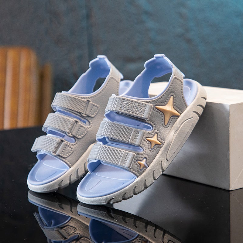 Summer Children'S Sandals For Boys, Non-Slip, Breathable, Wear-Resistant, Fashionable Beach Sandals For Kids And Toddlers - Image 1