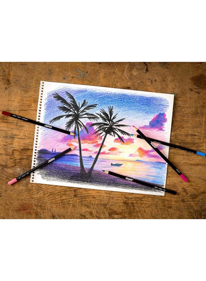 Crayola 24 Count Blend & Shade Colored Pencils – Soft Gel Cores for Smooth Blending & Vibrant Colors | Non-Toxic Art Supplies for Kids & Artists, Creative Gift Set - Image 5