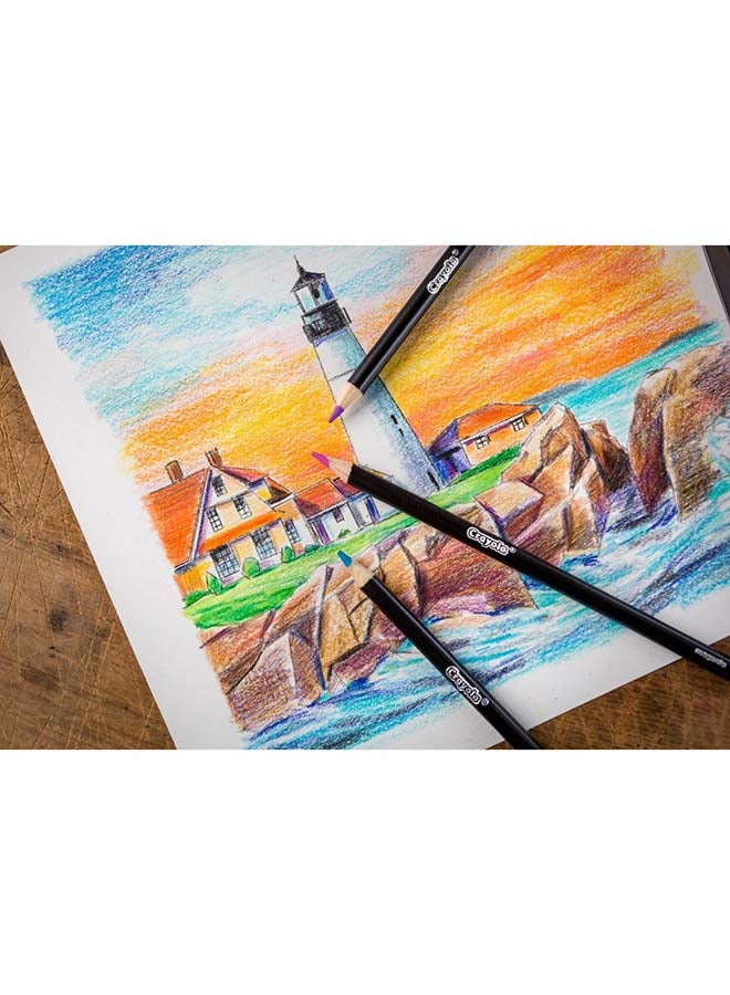 Crayola 24 Count Blend & Shade Colored Pencils – Soft Gel Cores for Smooth Blending & Vibrant Colors | Non-Toxic Art Supplies for Kids & Artists, Creative Gift Set - Image 4