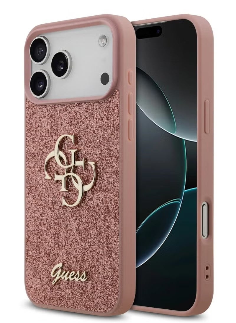 GUESS iphone 17 pro max case PU Glitter - Image 2