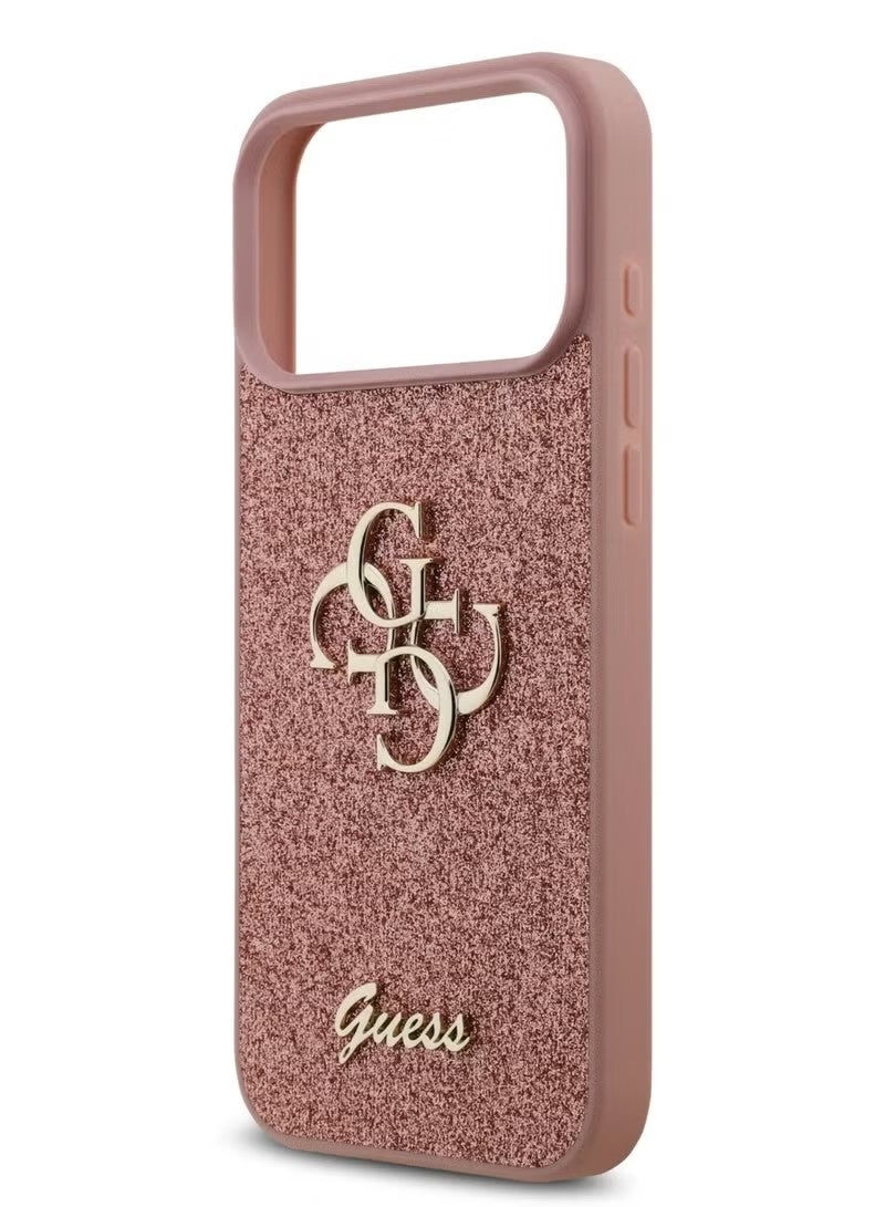 GUESS iphone 17 pro max case PU Glitter - Image 3