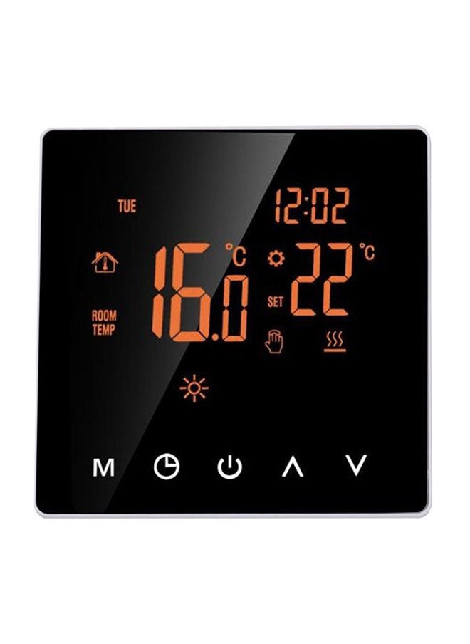 NIBEMINENT Touch Screen Programmable Thermostat With Temperature Controller Black/White 86 x xmillimeter  - Image 1